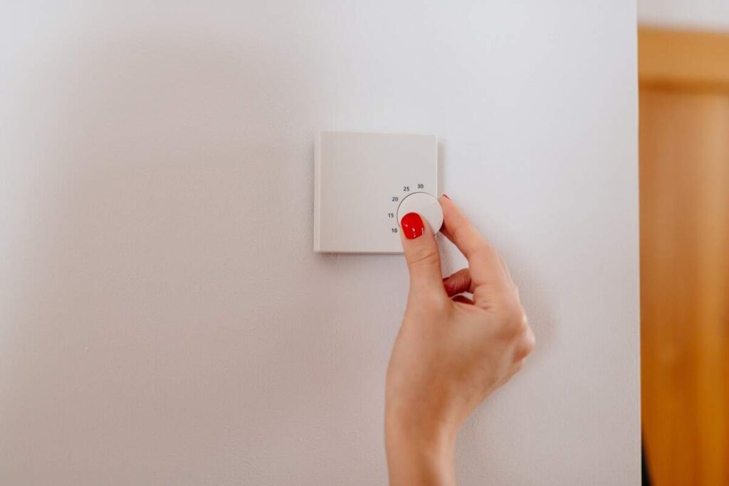 tourner interrupteur chauffage